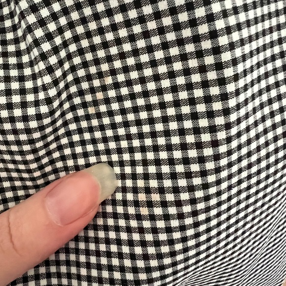 Attyre Black and White Gingham Pants size 8P - Picture 4 of 5